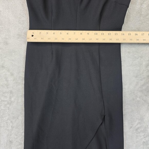 Abercrombie & Fitch Dress Womens Medium Black Maxi Make It Official Formal Gown - Picture 4 of 11